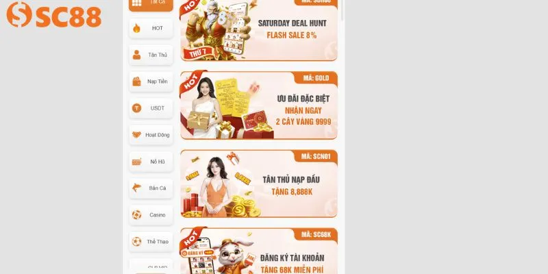 Cổng game cung cấp nhiều chương trình khuyến mãi hấp dẫn